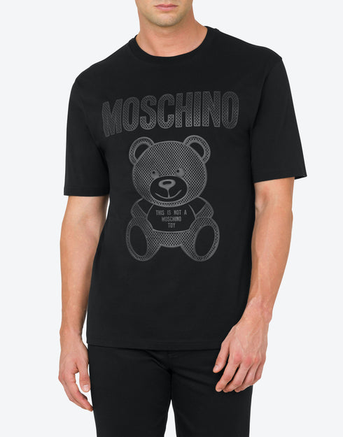 MOSCHINO Teddy Mesh Jersey T-shirt Mens Apparel