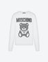 MOSCHINO Teddy Mesh Organic Cotton Sweatshirt Mens Apparel
