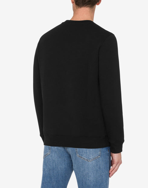 MOSCHINO Organic Cotton Sweatshirt Teddy Bear Mens Apparel