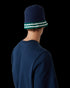 CASABLANCA Green Stripe Crochet Hat Accessories