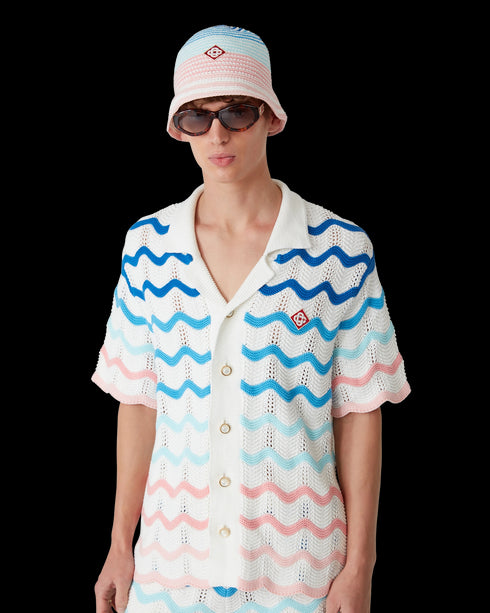 CASABLANCA Gradient Crochet Hat Accessories