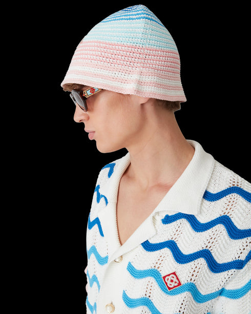 CASABLANCA Gradient Crochet Hat Accessories