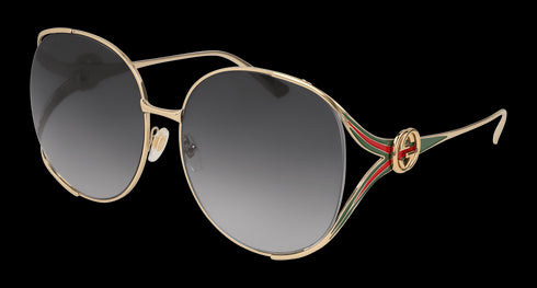 GUCCI 63 Sunglass Woman Metal Accessories