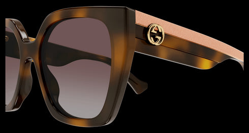 GUCCI 55 Sunglass Woman Recycled Accessories