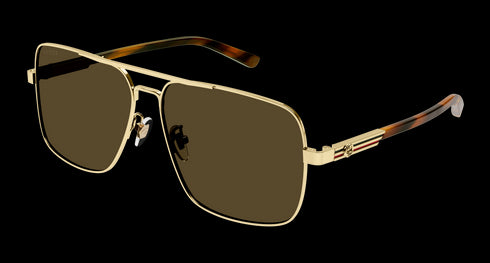 GUCCI 62 Sunglass Man Metal Accessories