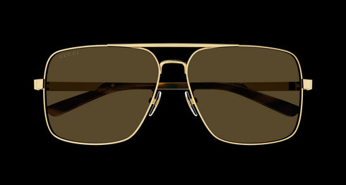 GUCCI 62 Sunglass Man Metal Accessories