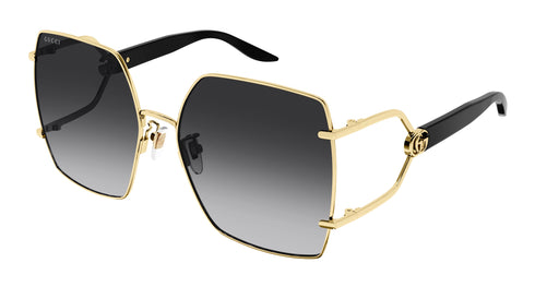 GUCCI 61 Sunglass Woman Metal Accessories