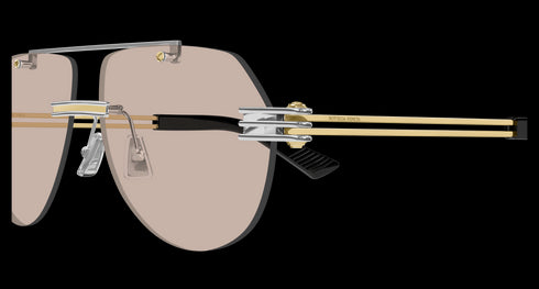 BOTTEGA VENETA 59 Sungalss Unisex Metal Accessories