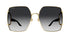 GUCCI 61 Sunglass Woman Metal Accessories