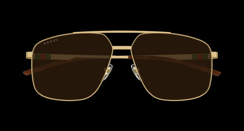 GUCCI 60 Sunglass Man Metal Accessories