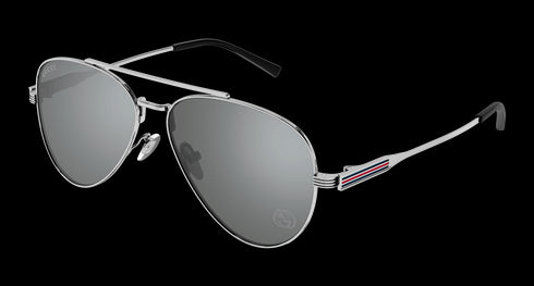 GUCCI 57 Sunglass Man Metal Accessories