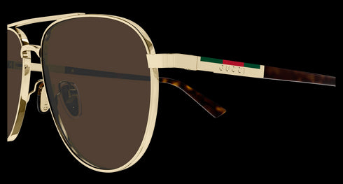 GUCCI 56 Sunglass Man Metal Accessories