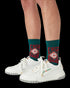 CASABLANCA Gothic Casaway Socks Green Accessories