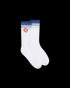 CASABLANCA Blue Border Gradient Socks Accessories