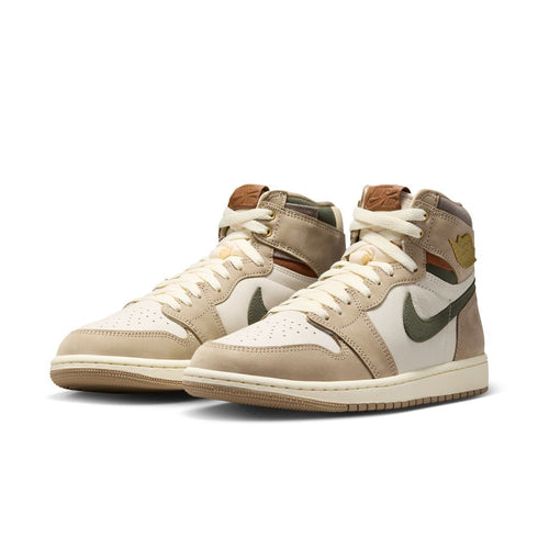 JORDAN Air Jordan 1 Retro Hi OG "Khaki" Womens Sneakers