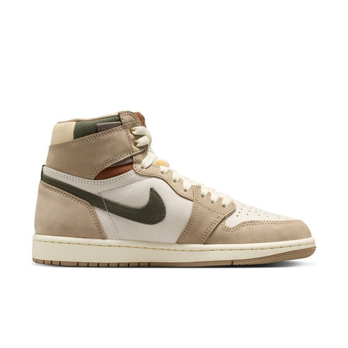JORDAN Air Jordan 1 Retro Hi OG "Khaki" Womens Sneakers