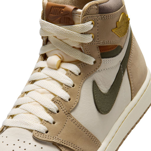 JORDAN Air Jordan 1 Retro Hi OG "Khaki" Womens Sneakers