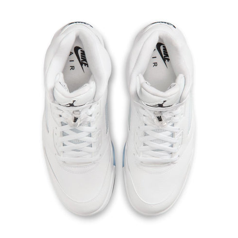 JORDAN Air Jordan 5 Retro OG White Metallic Mens Sneakers