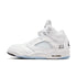 JORDAN Air Jordan 5 Retro OG White Metallic Mens Sneakers