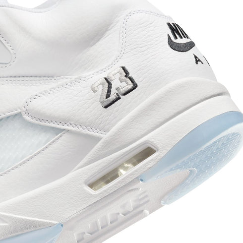 JORDAN Air Jordan 5 Retro OG White Metallic Mens Sneakers