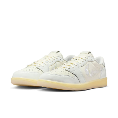NIKE Air Jordan 1 Retro Low OG "Floral Swoosh" Mens Sneakers