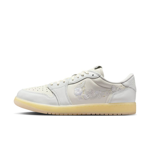 NIKE Air Jordan 1 Retro Low OG "Floral Swoosh" Mens Sneakers