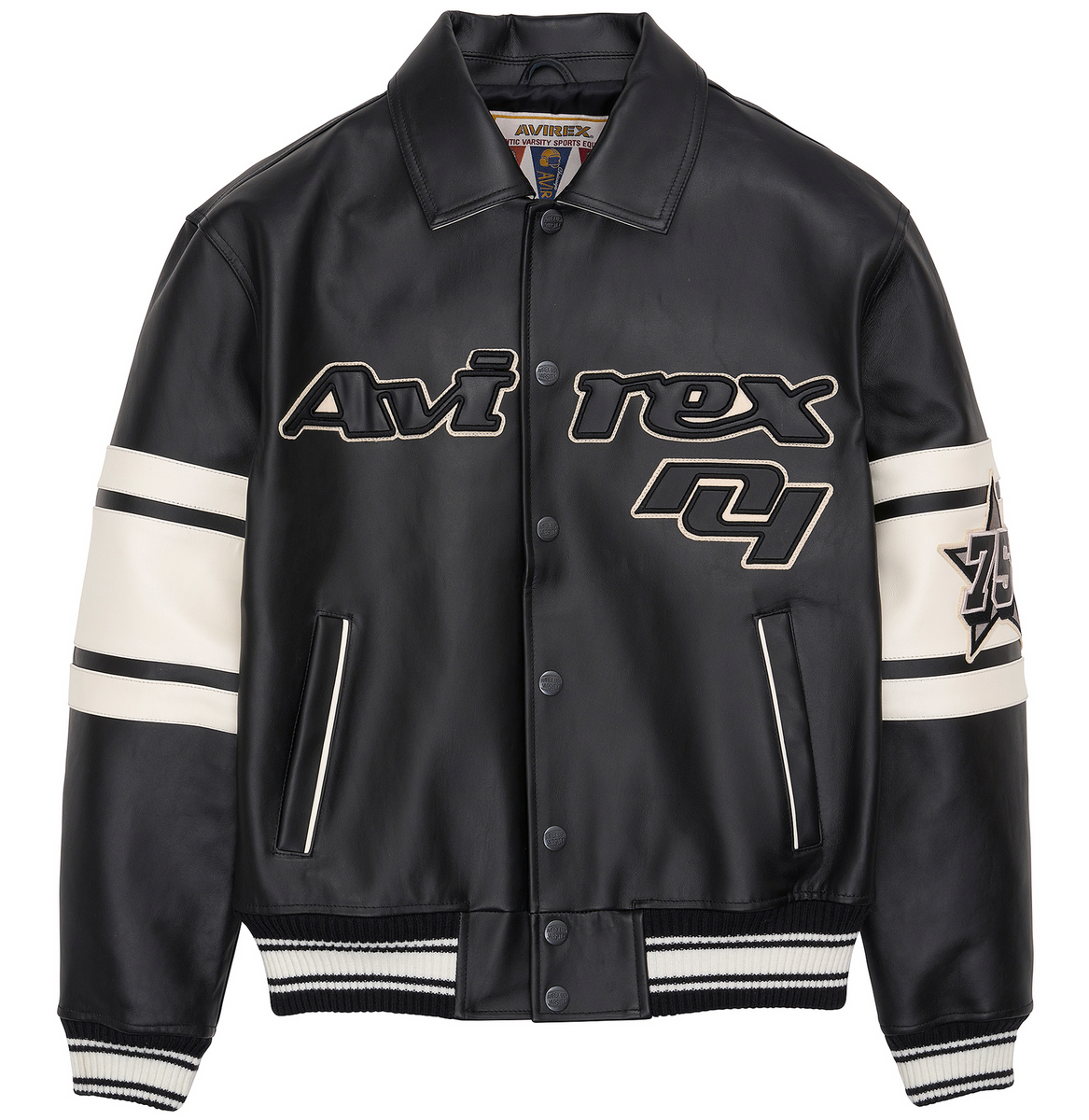 AVIREX Brooklyn Jacket Mens Apparel – ASPHALT AVIREX Brooklyn Jacket Mens Apparel – ASPHALT