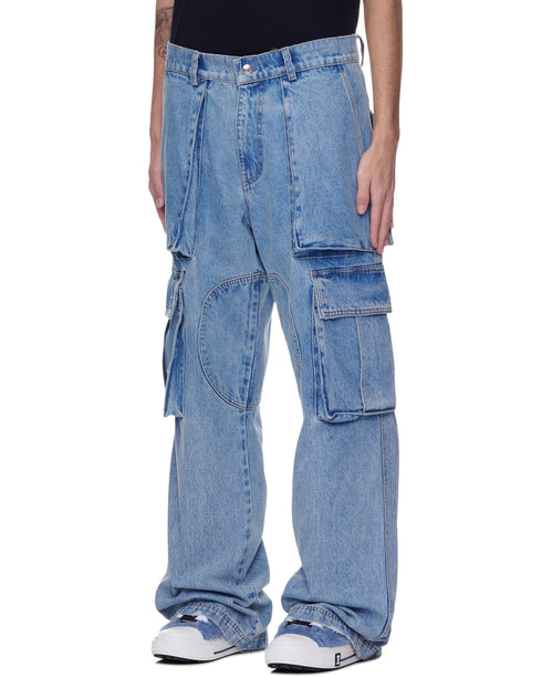 NAHMIAS Denim Logo Cargos Mens Apparel