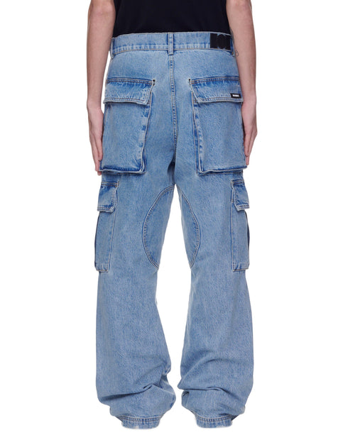 NAHMIAS Denim Logo Cargos Mens Apparel