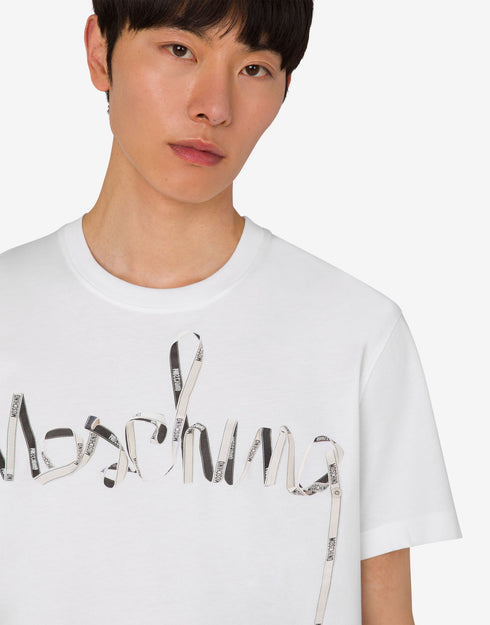 MOSCHINO Printed organic cotton jersey T-shirt Mens Apparel