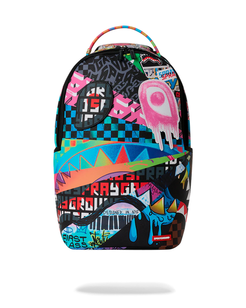 SPRAYGROUND Mood Mode 6 Removable Velcro Eyes Backpack