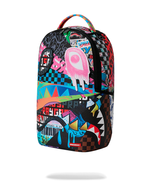 SPRAYGROUND Mood Mode 6 Removable Velcro Eyes Backpack