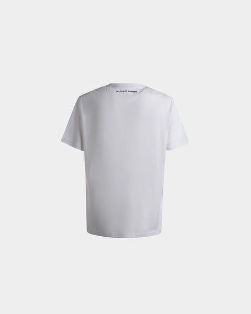 BALLY Printed T-shirt in White Cotton Mens Apparel