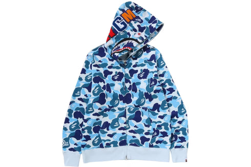 BAPE Abc Camo Crystal Stone Shark Full Zip Mens Apparel
