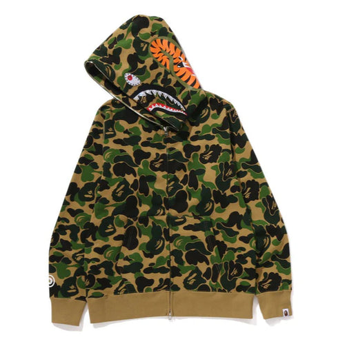 BAPE Abc Camo Crystal Stone Shark Full Zip Mens Apparel