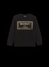 BALMAIN Thick Cotton Jersey Sweatshirt Kids Apparel
