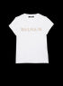 BALMAIN Ss Tee W/ Glitter Logo Kids Apparel