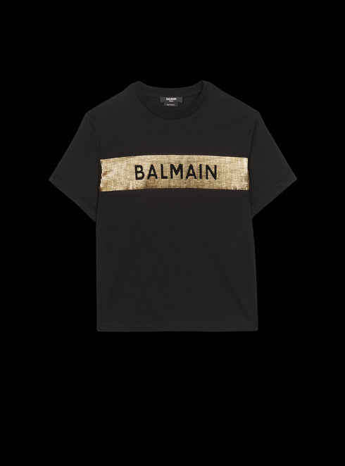 BALMAIN Cotton Jersey T-Shirt Kids Apparel