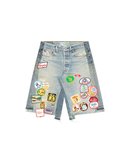 BETTER WITH AGE Gentlemen's Triple Wide Denim Shorts Mens Apparel