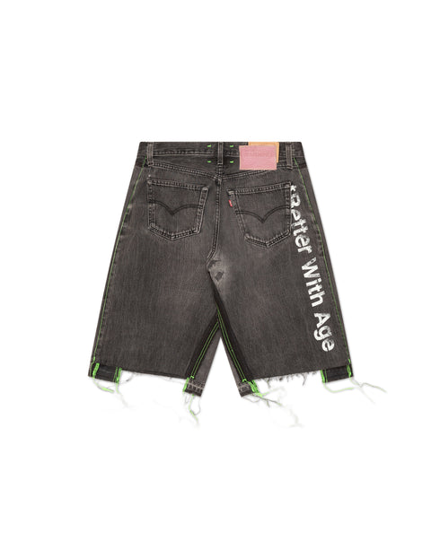 BETTER WITH AGE Monroe Triple Wide Denim Shorts Mens Apparel