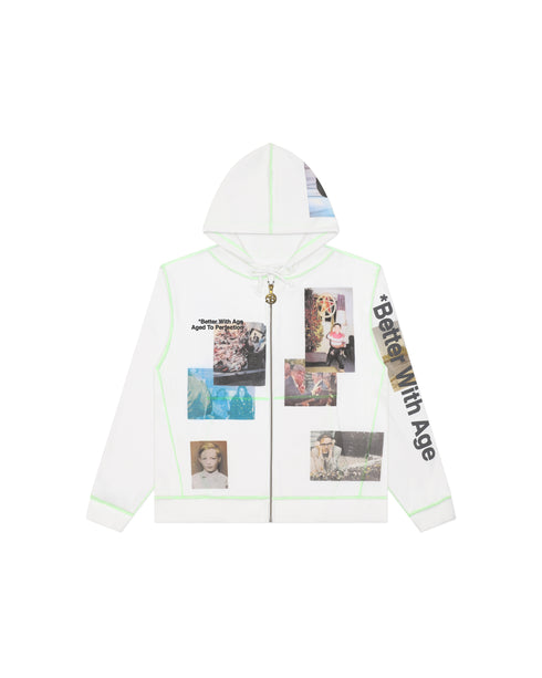 BETTERWITHAGE Ricky Waffle Zip-up Hoodie Mens Apparel