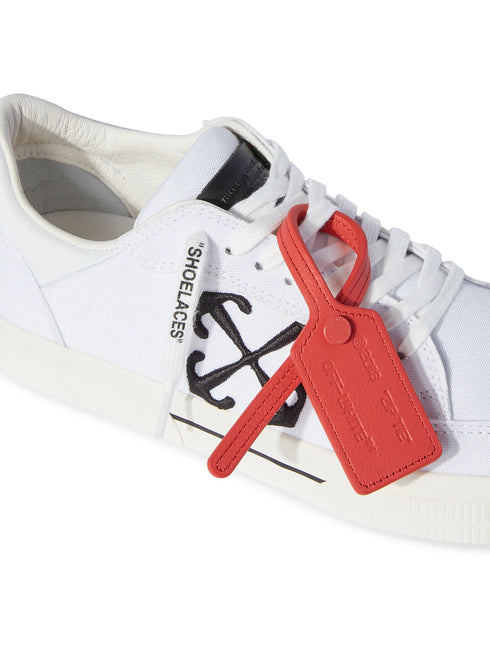 Off-White Canvas Vulcanized Men’s Sneakers