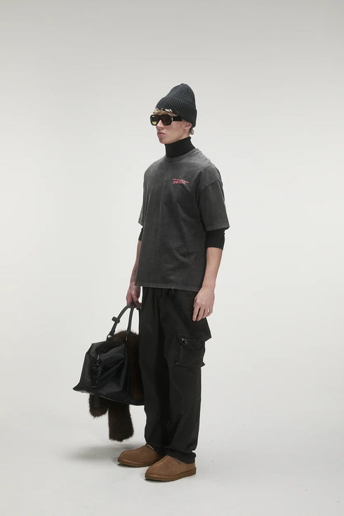 CRIMIAL DAMAGE Nylon Cargo Pants Men's Apparel