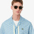 LACOSTE Straight Cut Monogram Shirt Mens Apparel