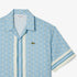 LACOSTE Straight Cut Monogram Shirt Mens Apparel