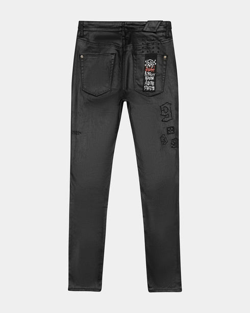 KSUBI Chitch 999 Black Wax Mens Apparel