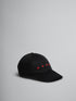 MARNI Organic Gabardine Baseball Cap With Embridered Logo Accessories