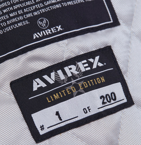 AVIREX X Tommy Leather Jacket Mens Apparel