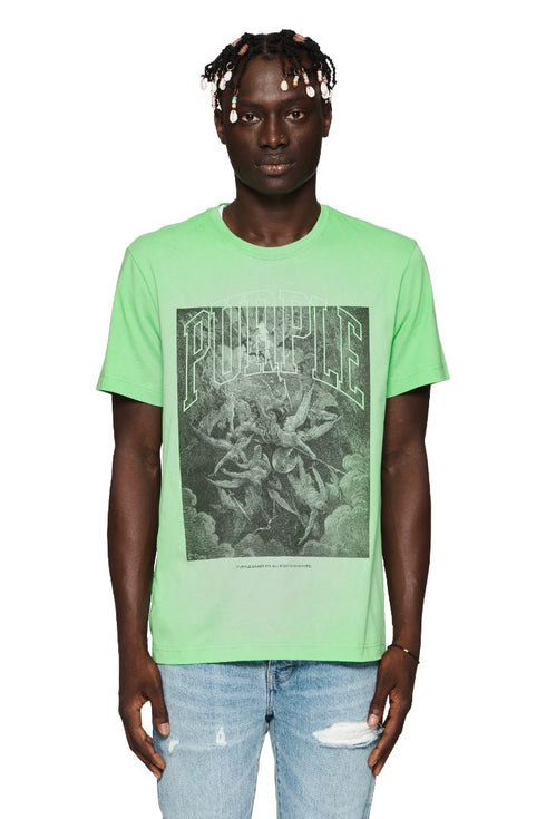PURPLE BRAND P109 Clean Jersey Ss Tee Mens Apparel
