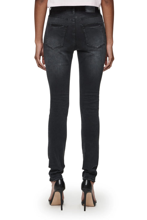 PURPLE BRAND D0000 Skinny Knee Slit Womens Apparel